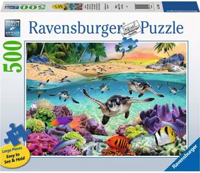 Ravensburger Puzzle Želví mláďata XXL / 500 dílků / od 12 let