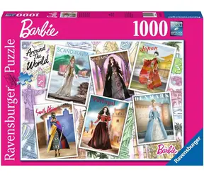 Ravensburger Puzzle Barbie: Kolem světa / 1000 dílků / od 14 let