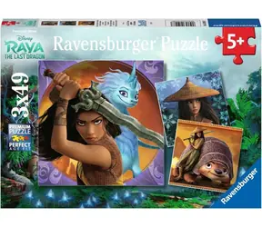 Ravensburger Puzzle Raya a drak / 3x49 dílků / od 5 let