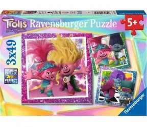 Ravensburger Puzzle Trollové 3 / 3x49 dílků / od 5 let