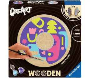 Ravensburger CreArt Wooden – Hranaté tvary (dřevěná) – malování podle čísel / od 12 let