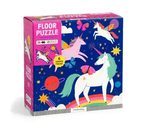 Mudpuppy Podlahové puzzle Kouzelní jednorožci 25 dílků / od 2 let