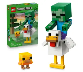 LEGO® Minecraft® 21582 Kuřecí žokej / Počet dílků: 344 / od 9 let