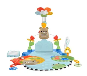 FISHER PRICE Hrací deka s hrazdou 3v1 Kick & Sway HYR60 / senzorické hračky / od narození