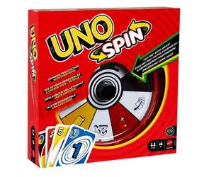 MATTEL Karetní hra UNO Spin JGR00 / 112 karet a ruleta / od 7 let