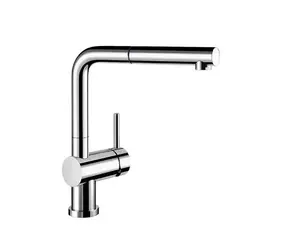 Blanco Linus S-F - Dřezová baterie s výsuvnou koncovkou sklopná pod okno chrom 