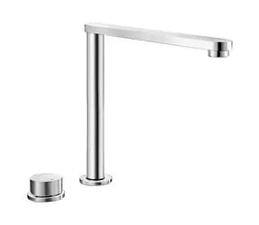 Blanco Eloscope F II - Dřezová zasouvací baterie pod okno 2-otvorová instalace chrom 