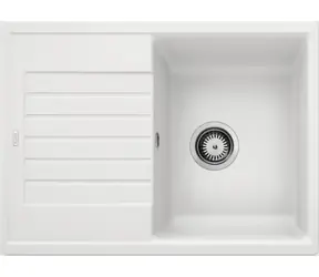 Blanco Zia 45 - Silgranitový dřez 68x50 cm Compact bílá 
