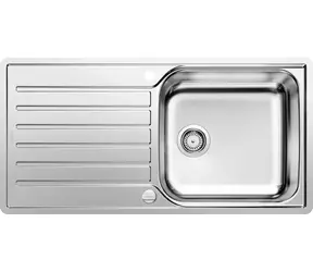 Blanco Lantos XL 6 - Dřez 100x50 cm s ovládáním odtoku kartáčovaná nerez 