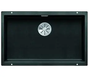 Blanco Subline 700 - Silgranitový dřez 73x46 cm černá 