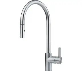 Franke Eos Neo - Dřezová baterie FC 0045.501 s výsuvnou koncovkou nerez 
