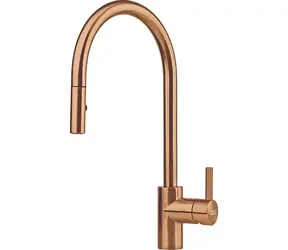 Franke Eos Neo - Dřezová baterie FC 0045.505 s výsuvnou koncovkou měděná 