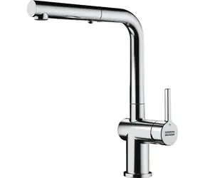 Franke Active New - Dřezová baterie FN 6560.031 sklopná pod okno s výsuvnou sprškou chrom 