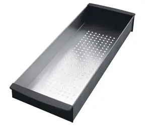 Franke Příslušenství - Odkapávací miska pro dřezy 156x439x54 mm nerez/černý plast 