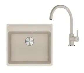 Franke Sety - Kuchyňský set G274SA fragranitový dřez MRG 610-52 RTL a baterie FC 6018.082 sahara
