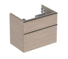 Geberit iCon - Umyvadlová skříňka dub / 74x62x48 cm / 2 zásuvky
