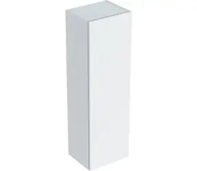 Geberit Smyle Square - Skříňka vysoká 118x36 cm lesklá bílá 