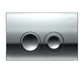 Geberit Delta25 - Ovládací tlačítko splachování lesklý chrom