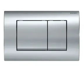 Geberit Delta30 - Ovládání splachování lesklý chrom