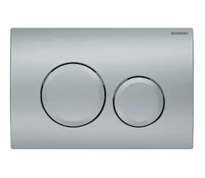 Geberit Delta20 - Ovládání splachování matný chrom