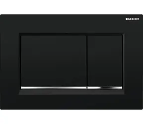 Geberit Sigma20 - Ovládací tlačítko splachování černá/chrom 