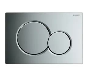 Geberit Sigma01 - Ovládací tlačítko splachování lesklý chrom 