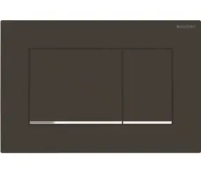 Geberit Sigma20 - Ovládací tlačítko splachování černá mat/chrom 