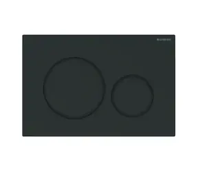 Geberit Sigma20 - Ovládací tlačítko splachování matná černá/černá