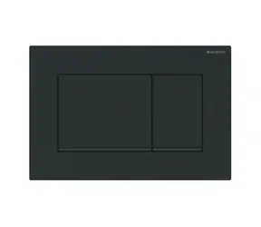 Geberit Sigma20 - Ovládací tlačítko pro 2 množství splachování matná černá/černá
