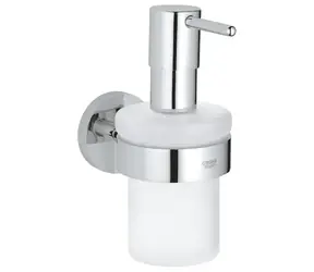 Grohe QuickFix Start - Dávkovač mýdla s držákem sklo/chrom 