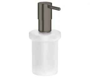 Grohe Essentials - Dávkovač tekutého mýdla kartáčovaný tmavý grafit 
