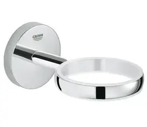 Grohe BauCosmopolitan - Držák skleničky/mýdelníku chrom 