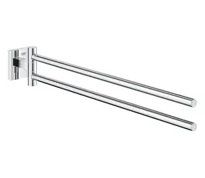 Grohe QuickFix Start Cube - Dvojitý držák ručníků - délka 44 cm chrom 