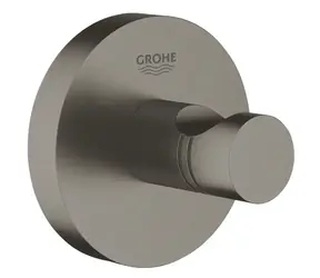 Grohe Essentials - Háček na koupací plášť kartáčovaný tmavý grafit 