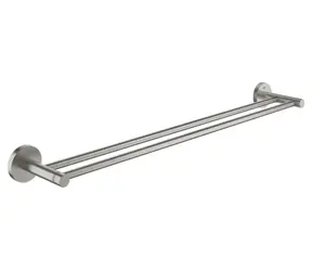 Grohe Essentials - Dvouramenný držák na ručníky supersteel 