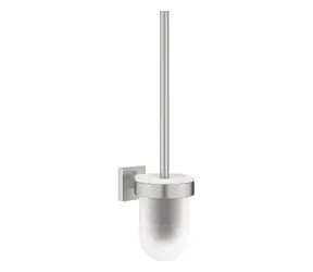 Grohe QuickFix Start Cube - WC štětka nástěnná s držákem sklo/supersteel 
