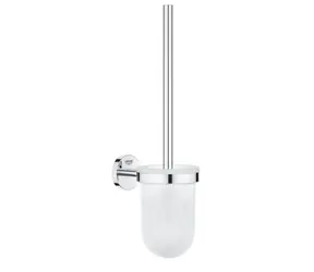 Grohe QuickFix Start Cosmopolitan - WC štětka nástěnná s držákem sklo/chrom 