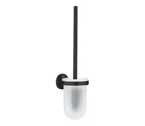 Grohe QuickFix Start - WC štětka nástěnná s držákem sklo/matná černá 