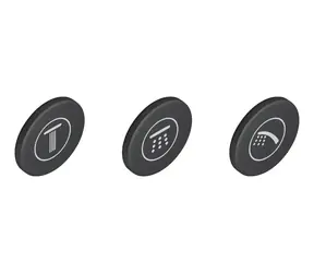 Grohe Náhradní díly - Krytky symbolů pro baterie SmartControl 3 ks 