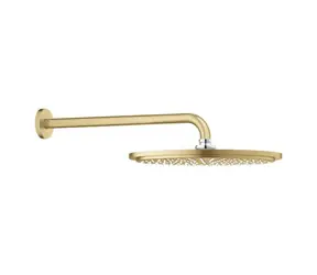 Grohe Rainshower Cosmopolitan - Hlavová sprcha Cosmopolitan 310 s ramenem 38 cm | 1 proud | kartáčovaný Cool Sunrise 