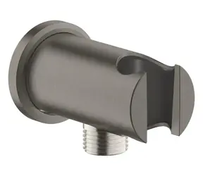 Grohe Rainshower - Nástěnné kolínko s držákem kartáčovaný Hard Graphite 