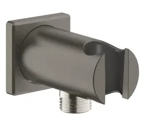 Grohe Rainshower - Nástěnné kolínko s držákem kartáčovaný Hard Graphite 