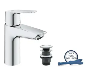 Grohe QuickFix Start - Umyvadlová baterie s výpustí Push-Open chrom 
