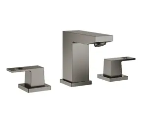 Grohe Eurocube - Umyvadlová baterie s výpustí 3-otvorová instalace kartáčovaný Hard Graphite 