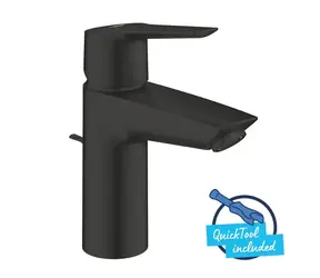 Grohe QuickFix Start - Umyvadlová baterie s výpustí matná černá 