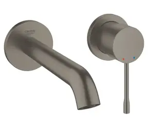 Grohe Essence - Umyvadlová baterie pod omítku 2-otvorová instalace kartáčovaný tmavý grafit 