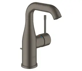 Grohe Essence - Umyvadlová baterie s výpustí kartáčovaný tmavý grafit 