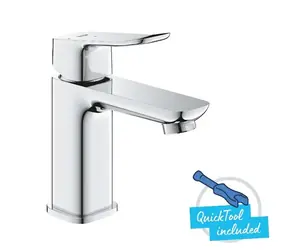 Grohe Dice - Umyvadlová baterie s výpustí Push-Open studený start chrom 