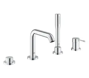 Grohe Essence - Baterie na okraj vany 4-otvorová instalace chrom 