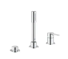 Grohe Lineare - Baterie na okraj vany 3-otvorová instalace chrom 